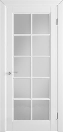 Дверь Межкомнатная К-3 ДО, белая эмаль